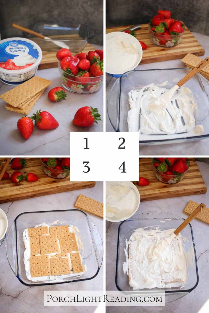 Ingredients and step by step instructions images.