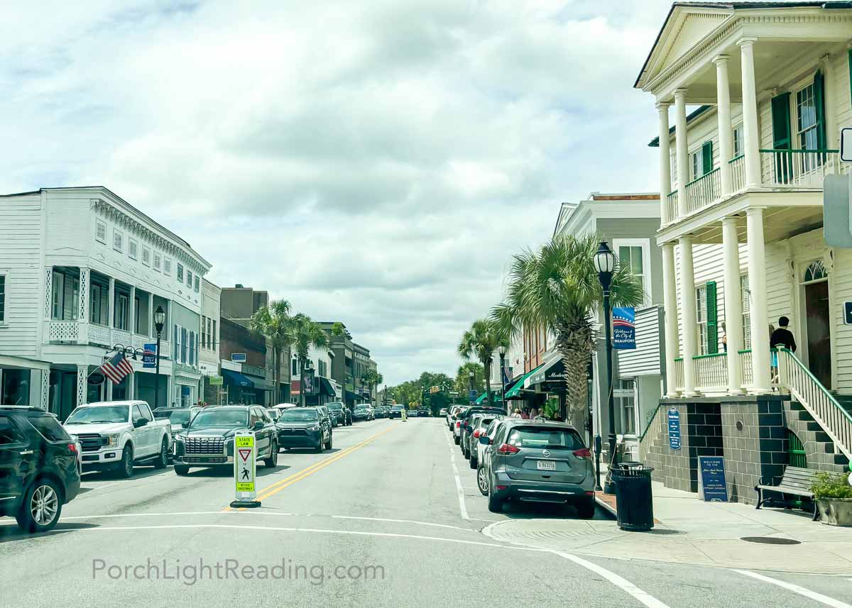 Downtown Beaufort, SC, with museums and shopping.