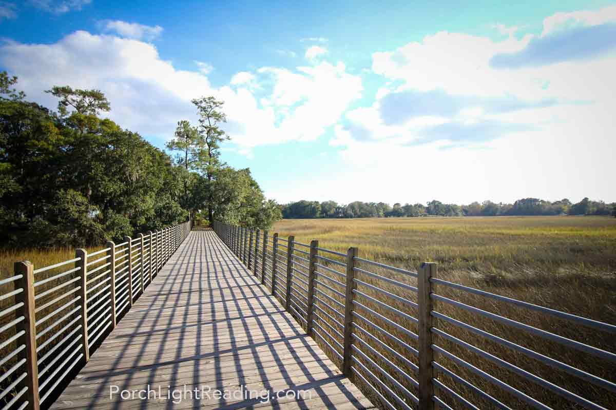 Boardwalk along the Ashley River.
