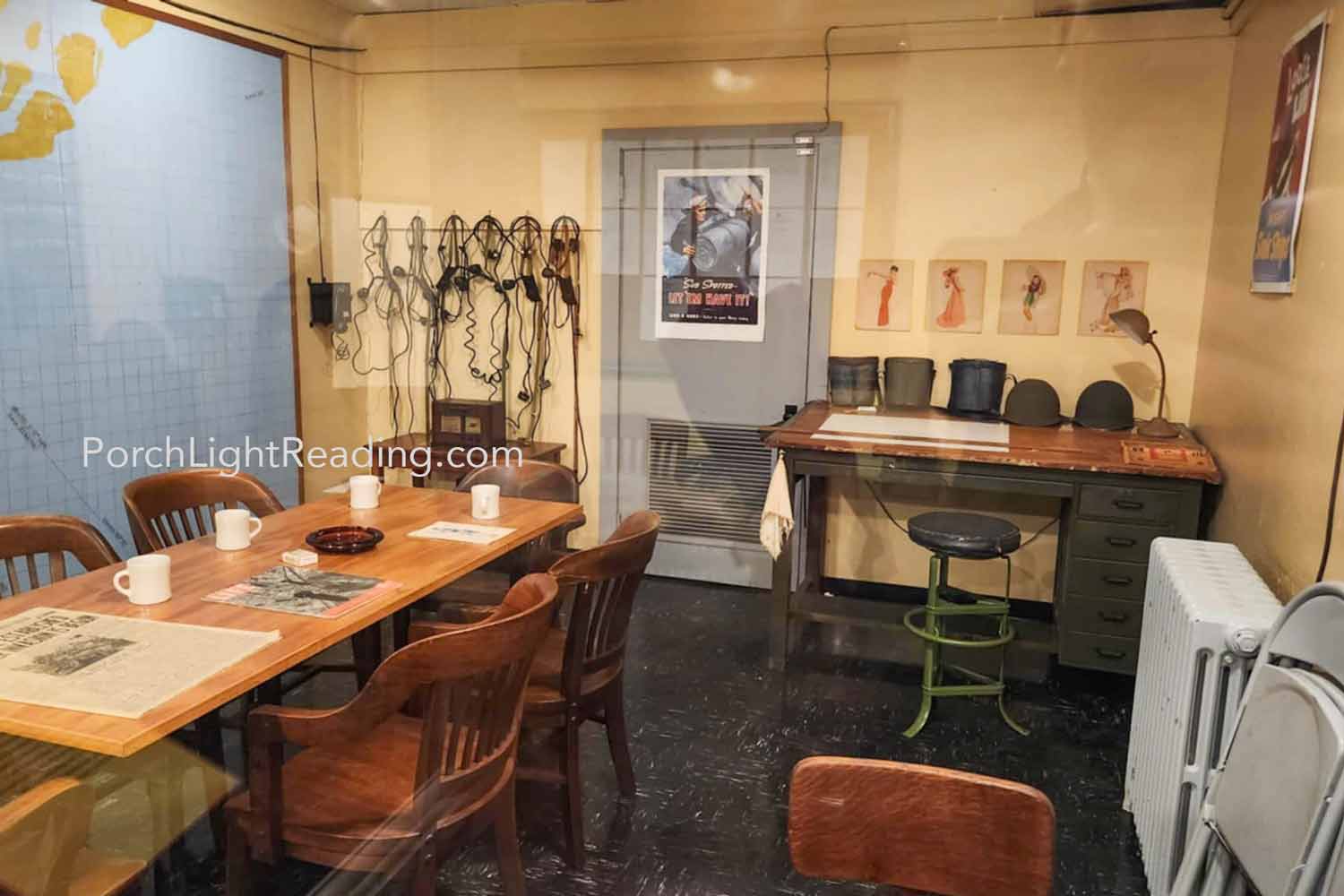 Museum like room demonstrating what work-life was like at Fort Moultrie.