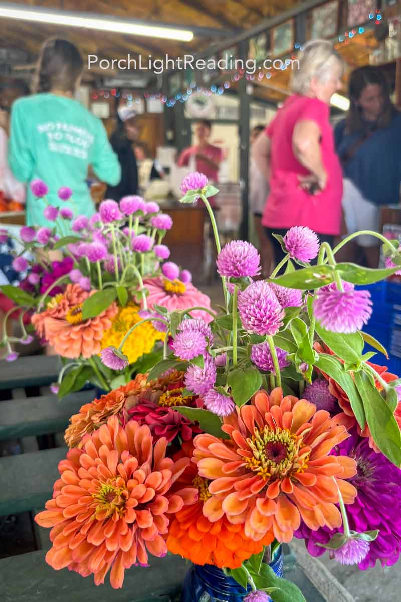 Flowers at Kings Farm Market. 