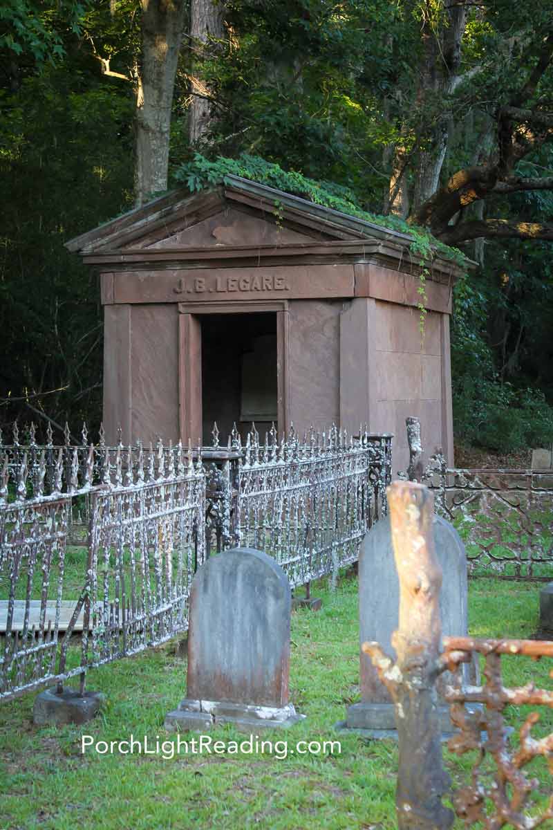 Mausolum of Julia Legare at the Presbyterian Church on Edisto Island. 