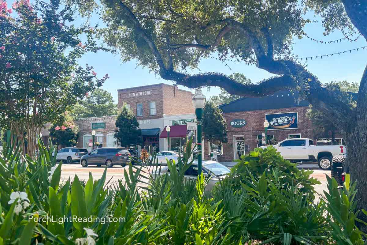 Downtown Summerville South Carolina shops. 