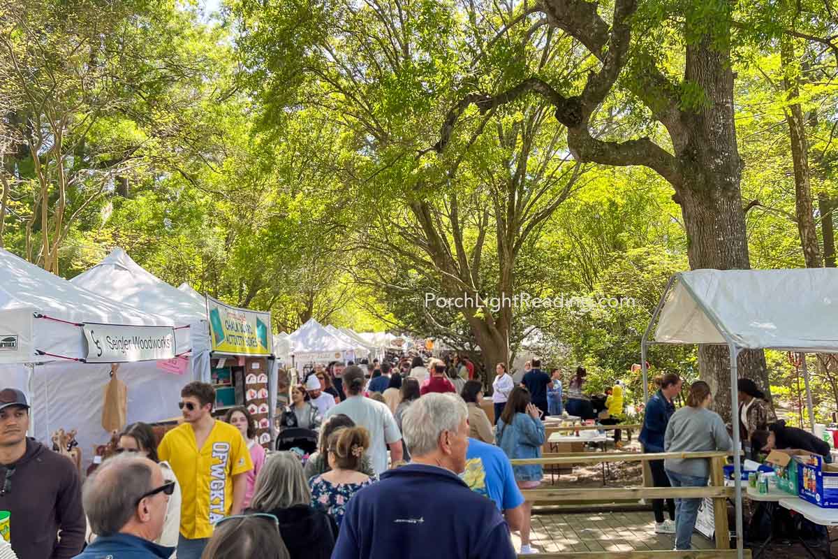 Flowertown Festival with local vendors. 