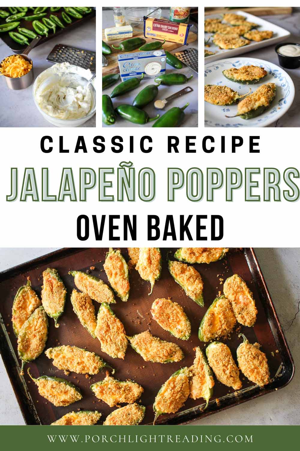Jalapeno poppers Pinterest pin for sharing. 