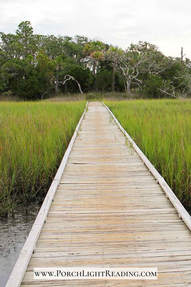 Boardwalk along the Big Bay Trail at the Edisto Beach State Park Campground. 