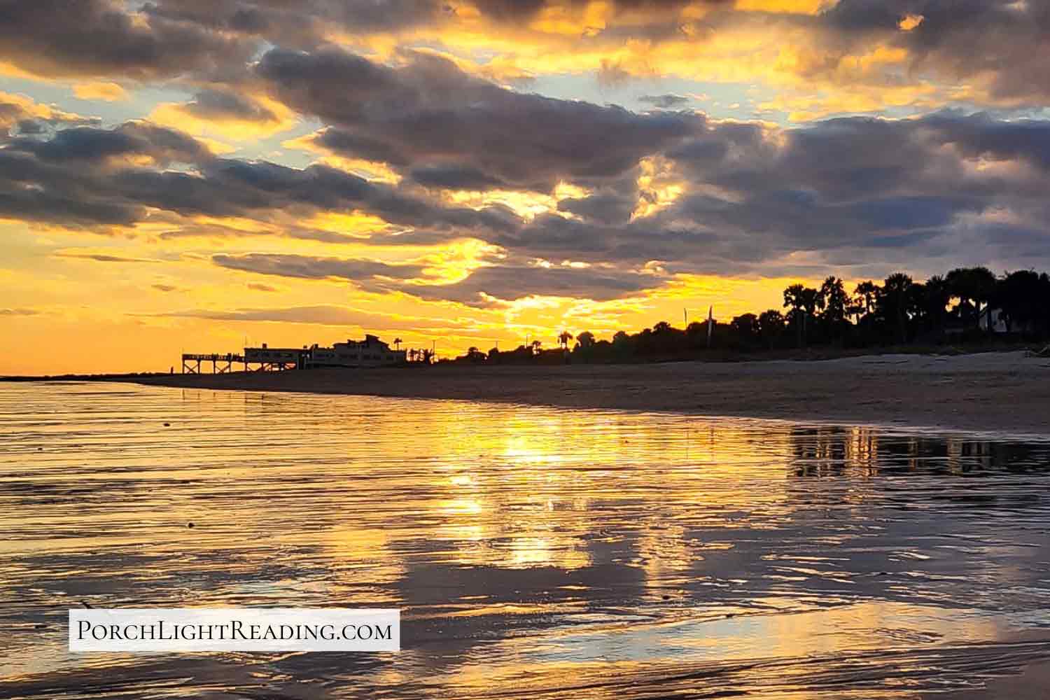 Sunset along Edisto Beach, SC. 
