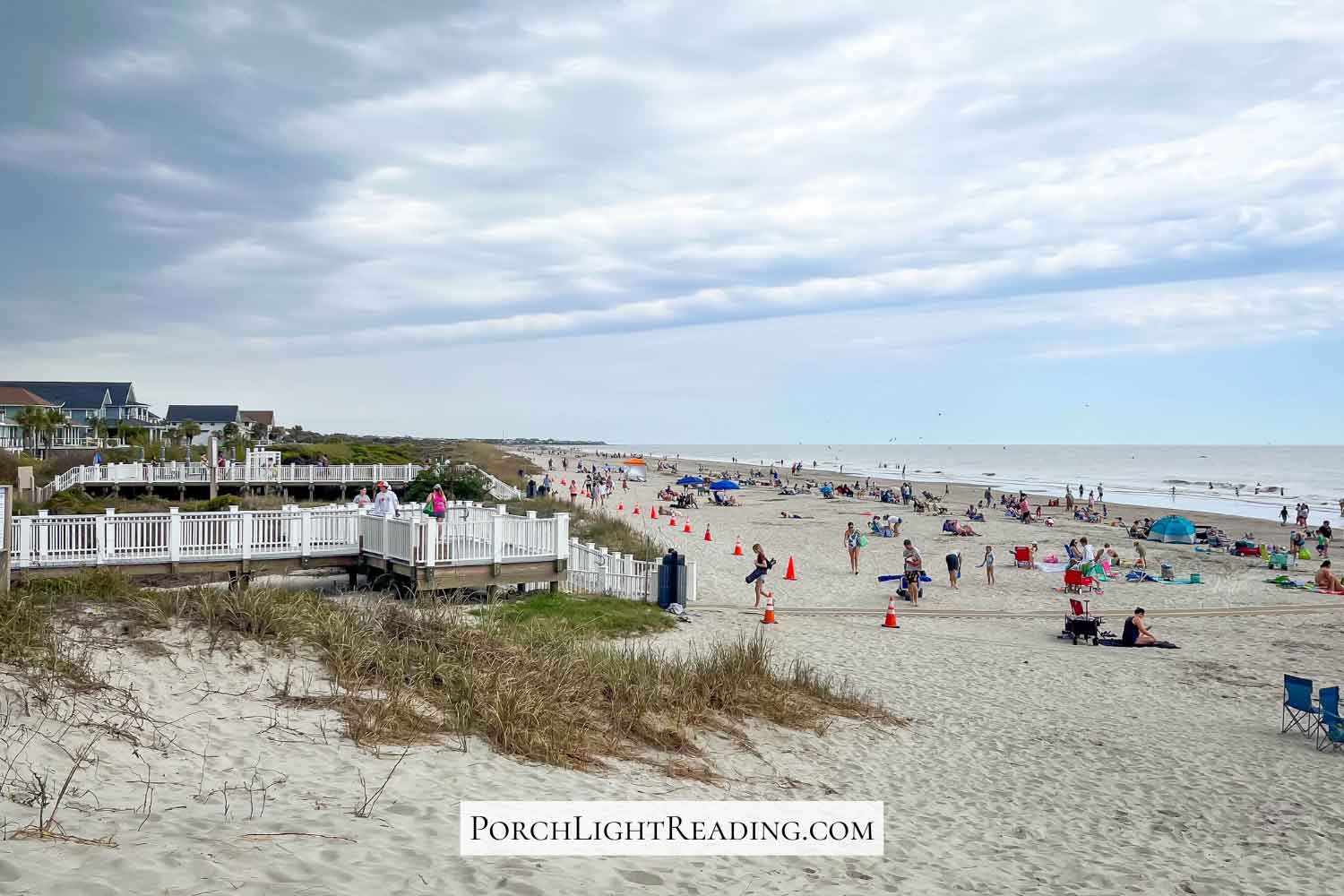 Isle of Palms County Park. With white sand and tons of families enjoying the water. 