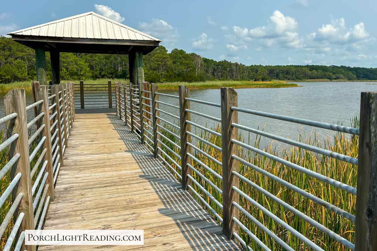 Pier and overlook on the trails of Huntington Beach, SC. 