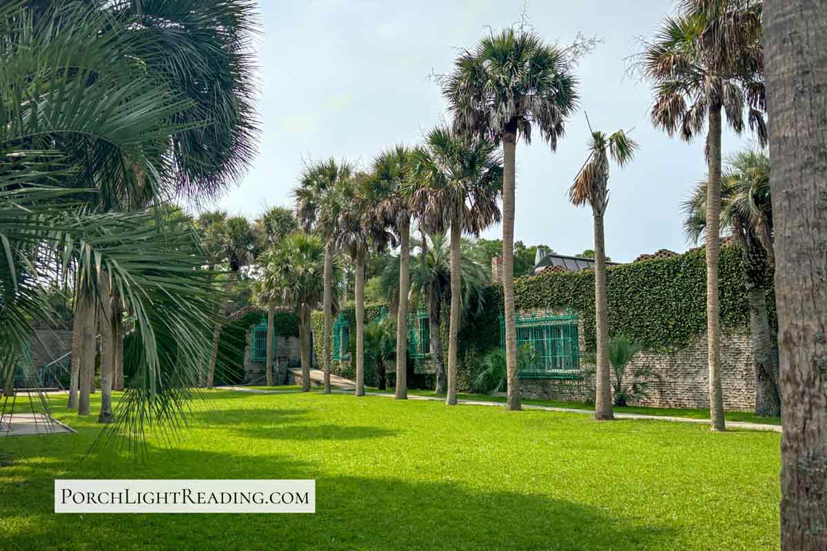 Central courtyard inside Atalaya Castle, South Carolina. 