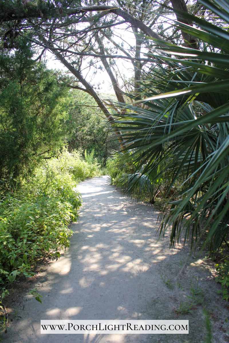 Path from the campground to the beach area. 