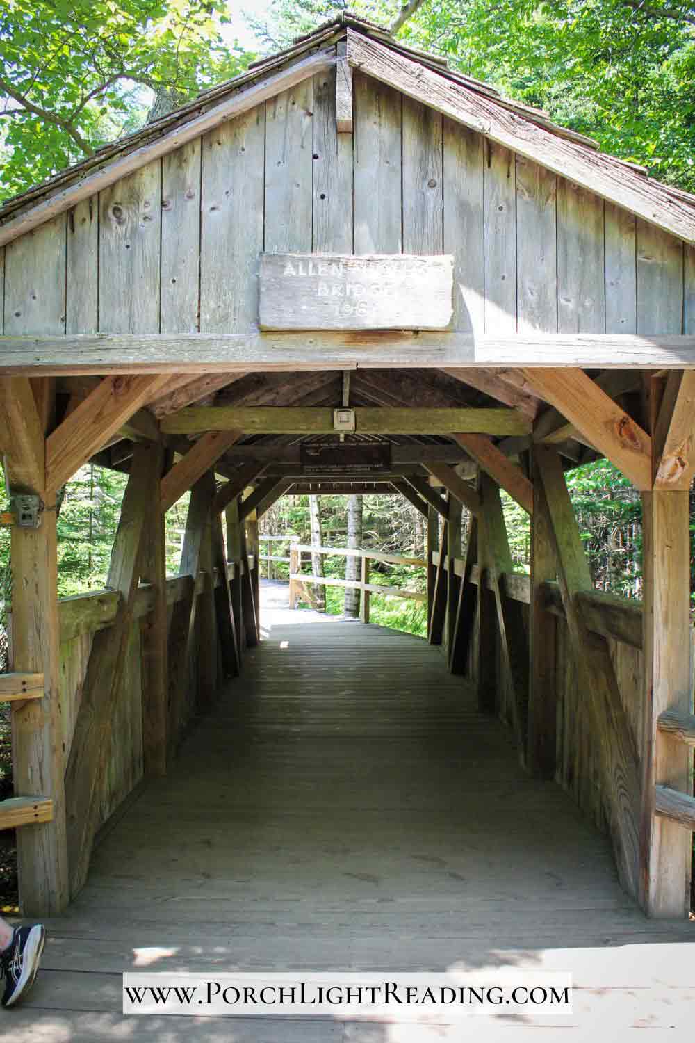 Covered bridge at the Lost River Gorge, NH.