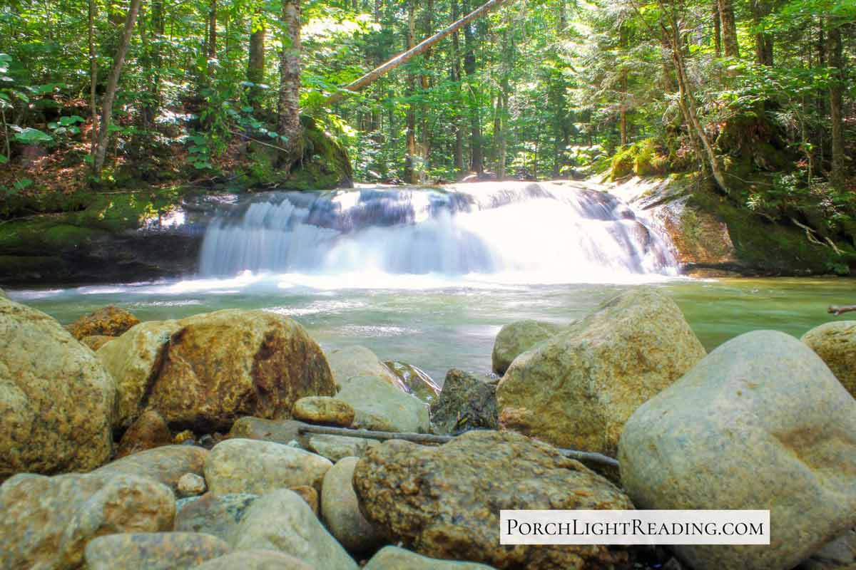 Small waterfall at The Basin, Franconia Notch, NH.