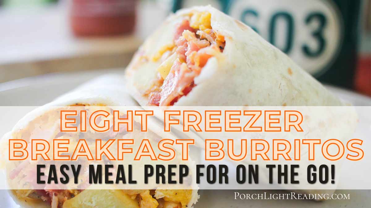 Make ahead freezer breakfast burritos.